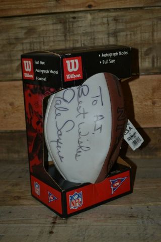 Wilson Wtf1192 Official Size Nfl Autograph Football - Autograph By Gale Sayers