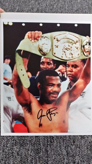 Aaron Pryor Boxing Champion Autographed Signed 8 X 10 Photo