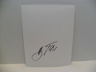 Vladimir Tarasenko Autographed Signed 8 X 10 White Sheet Cut St.  Louis Blues