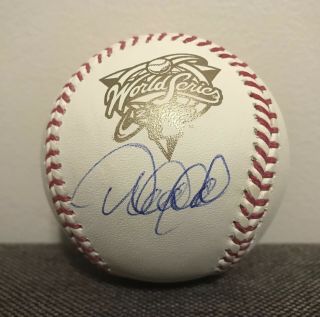 Derek Jeter Signed Baseball” 2000 World Series Ball”.