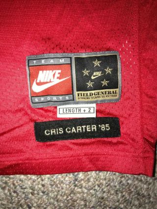 Chris Carter Ohio State Buckeyes Nike Field General jersey M sewn 3