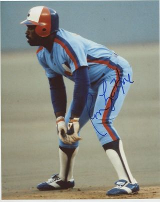 Ron Leflore Montreal Expos Signed 8x10 Photo W/