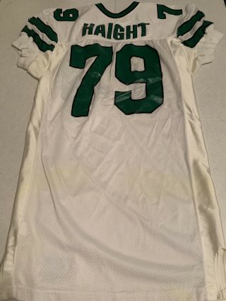 Mike Haight Game Worn York Jets Jersey Champion Nfl