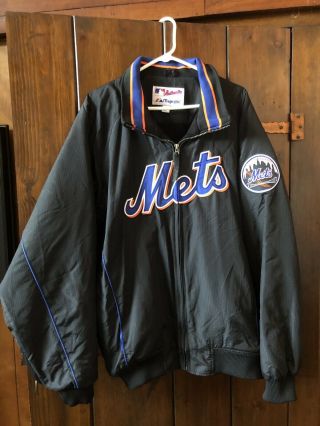 Mlb Merchandise Majestic Ny Mets Jacket Size 2xl - Hardly Worn