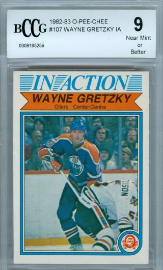 Wayne Gretzky 1982 - 83 Opc O - Pee - Chee 107 Bccg 9