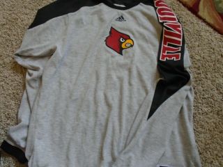 Louisville Cardinals Basketball Adidas Game Shooting Shirt M Mathiang 2xl