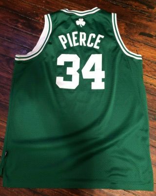 NBA Adidas Authentic Paul Pierce Boston Celtics 34 Swingman stitched jersey 3XL 2