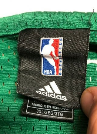 NBA Adidas Authentic Paul Pierce Boston Celtics 34 Swingman stitched jersey 3XL 6