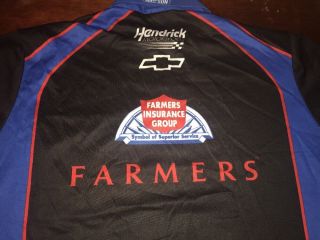Xl Hendrick Kahne 2012 Loudon Win Farmers Insurance Group Pit Crew Shirt Simpson