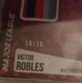 2019 Topps Series 2 Major League Material MLM - VR Victor Robles 15/25 Nationals 3