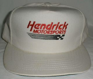 Vintage Hendrick Motorsports Nascar Team Issued Hat Snapback Old School