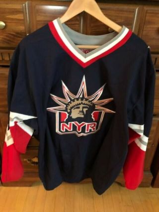 Ccm York Rangers Lady Liberty Alternate Hockey Jersey X - Large