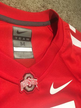 Ohio State University Buckeyes football jersey 17 Nike Men ' s size M Medium 3