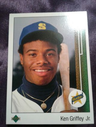 1989 Upper Deck Ken Griffey Jr Seattle Mariners 1 Baseball Card