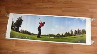 Rare Tiger Woods " Drive " Nike Golf Poster Still 1998