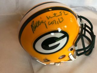 Reggie White Green Bay Packers Autographed Mini Riddell Helmet