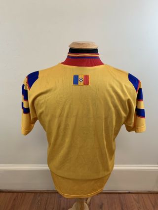 Romania National Team 1996/1997/1998 Home football jersey trikot adidas Sz Small 3