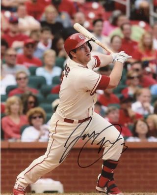 Jedd Gyorko St.  Louis Cardinals Action Signed Autographed 8x10 Photo W/coa