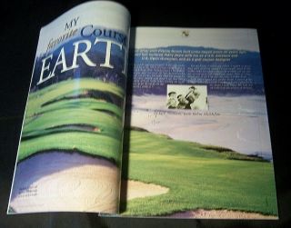Golf Pebble Beach US Open 2000 Official Program Tiger Woods 1st US Open victory 3