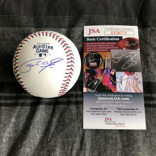 Christian Yelich Signed 2019 All Star Game Baseball Autographed Auto Brewers