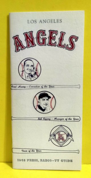 1963 LOS ANGELES ANGELS MEDIA GUIDE MLB BASEBALL RECORD BOOK 3RD YEAR 5