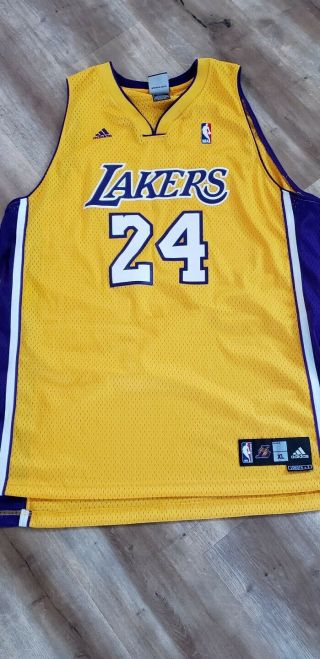 Mens Extra Large Xl Lakers 24 Kobe Bryant Basketball Jersey
