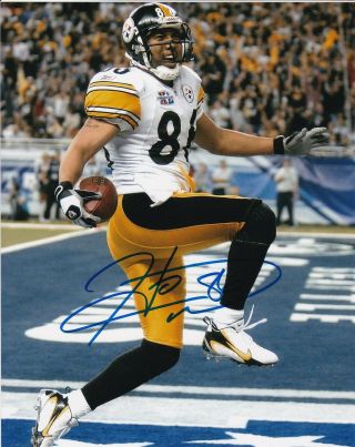 Hines Ward Pittsburgh Steelers Signed Autograph 8x10 Photo