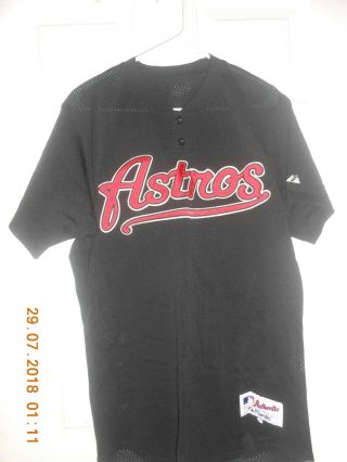 Vintage 2006 Greeneville Astros Black Game Jersey Wore During Game Signed