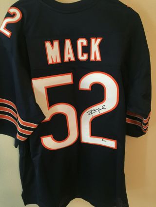 Khalil Mack Signed Jersey Chicago Bears Beckett Certified Autographed Auto