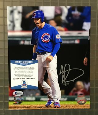 Albert Almora Signed 8x10 Photo Autographed Auto Beckett Bas Chicago Cubs