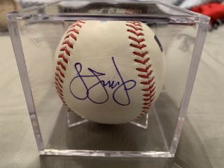 Omar Vizquel Cleveland Indians Autographed Signed Baseball Psa Dna