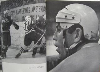 1967 Photo Album Vienna Hockey Ice Player Sport championship book Russian USSR 4