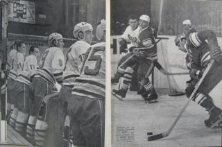 1967 Photo Album Vienna Hockey Ice Player Sport championship book Russian USSR 8
