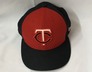James Rowson Game Used/issued Minnesota Twins Bp Hat Mlb Authenticated