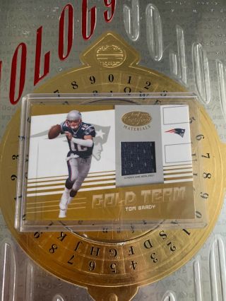 Tom Brady Jersey Card Gold 2004 51/150