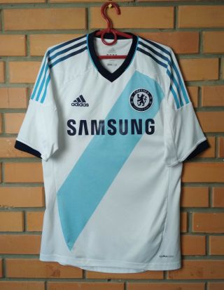 Chelsea Away Football Shirt 2012 - 2013 Size S Jersey Soccer Adidas