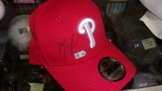 Maikel Franco Philadelphia Phillies Signed Hat Mlb Authenticated
