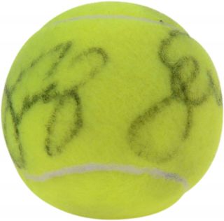 Serena & Venus Williams Dual Autographed Us Open Tennis Ball