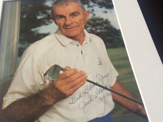 Jack Fleck Signed Autograph Golf Photograph 1955 US Open Champ 2