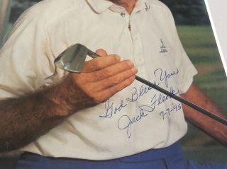 Jack Fleck Signed Autograph Golf Photograph 1955 US Open Champ 3