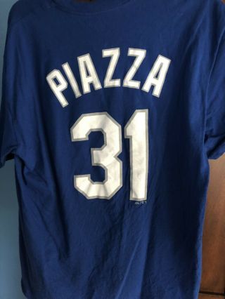 Los Angeles Dodgers Mike Piazza Majestic Player Number Shirt Large