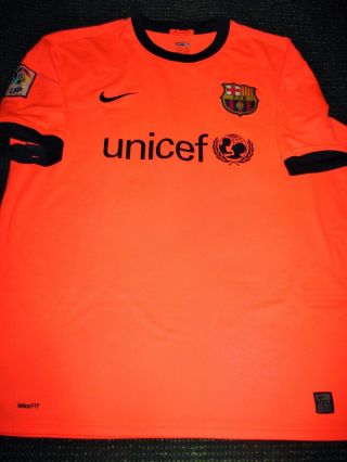 Authentic Messi Barcelona Pink Jersey 2009 2010 Shirt Camiseta Maglia Trikot XL 2