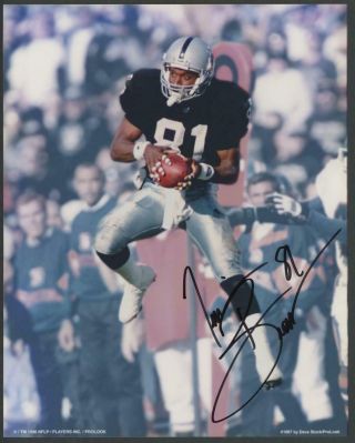 Tim Brown Signed 8x10 Photo (raiders - Autograph)