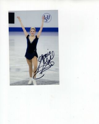 Gracie Gold Hand Signed 4x6 Color Photo,  Us Figure Skater
