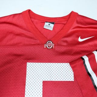 Nike Authentic Ohio State Buckeyes 5 Mens Size S Screened Football Home jersey 4
