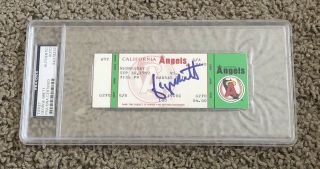George Brett 3,  000 Hit Full Ticket Signed Autographed Psa/dna Certified