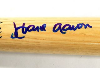 Hank Aaron Signed Full Size Professional Model Baseball Bat JSA LOA 2