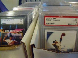 1500 Old Baseball Cards In Packs Plus PSA,  Game,  Mantle,  Jordan 8