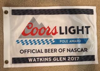 2017 Kyle Busch Watkins Glen Nascar Coors Light Beer Pole Award Jgr Joe Gibbs