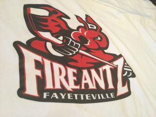 Fayetteville Fire Antz Ice Hockey Jersey size 56 2